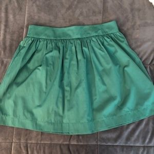 2/$25 Zara Green Womens Skirt